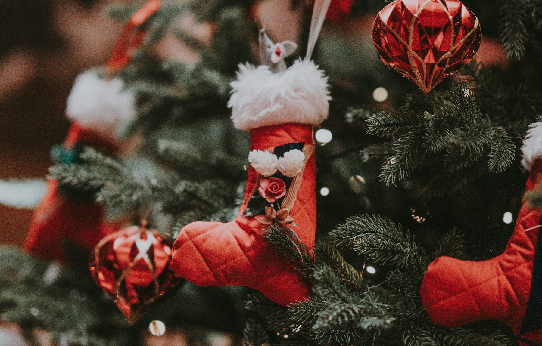Festive Christmas decorations